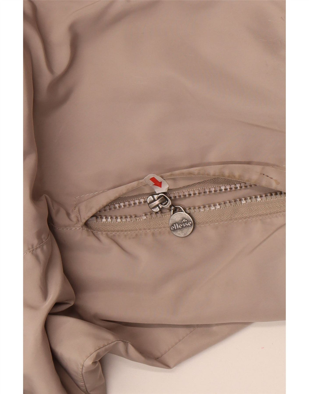 Ellesse Womens Bomber Jacket UK 20 2XL Grey Polyester
