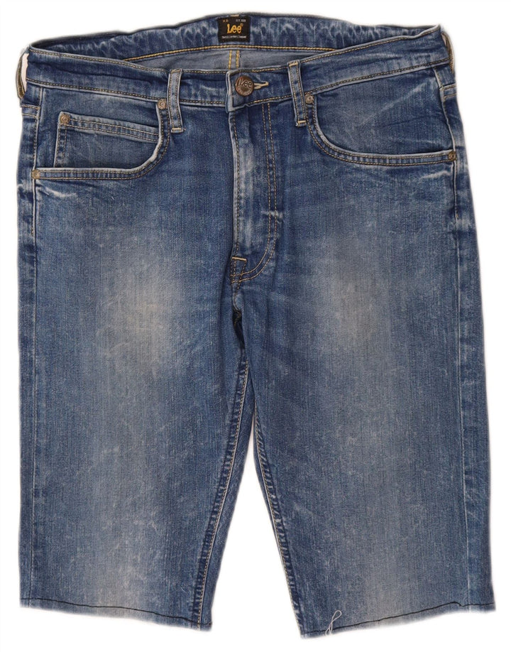 Lee Mens Denim Shorts W31 Medium Blue Cotton