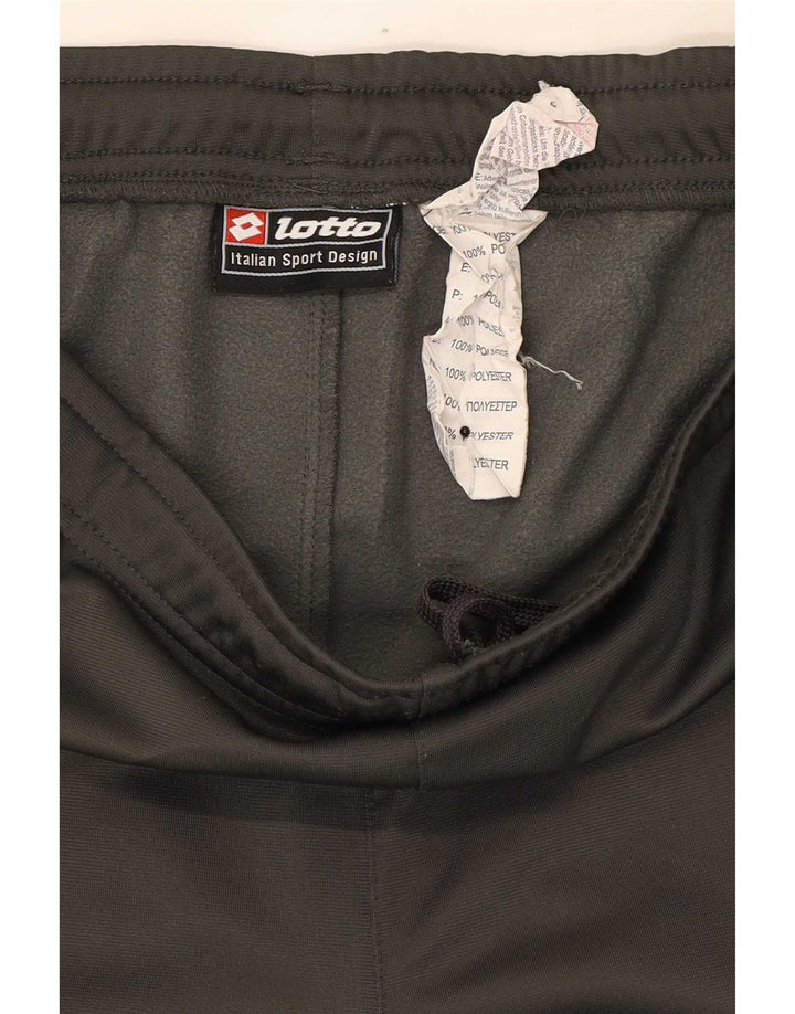 Lotto Mens Tracksuit Trousers Medium Grey Polyester