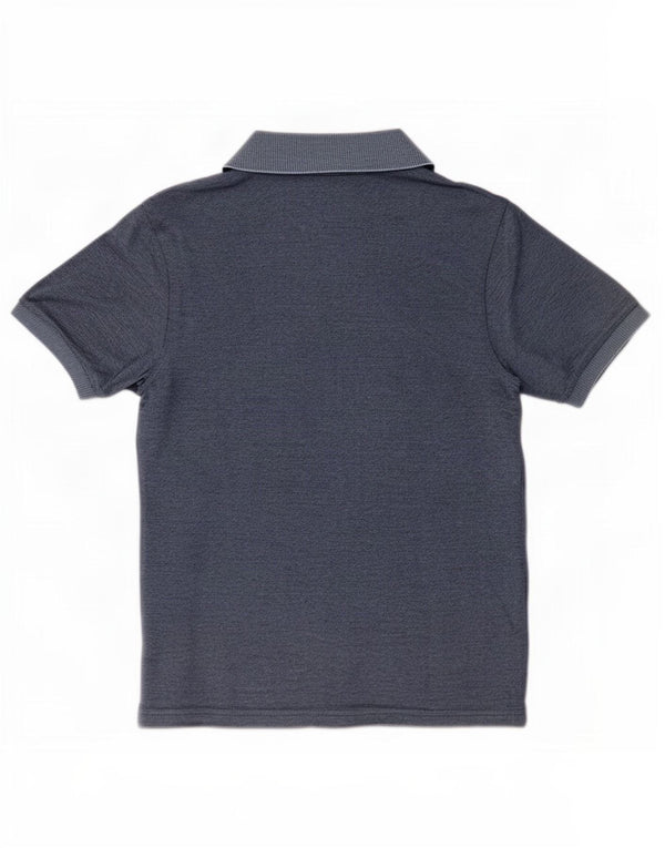 Fred Perry Boys Polo Shirt 11-12 Years Medium Navy Blue Cotton
