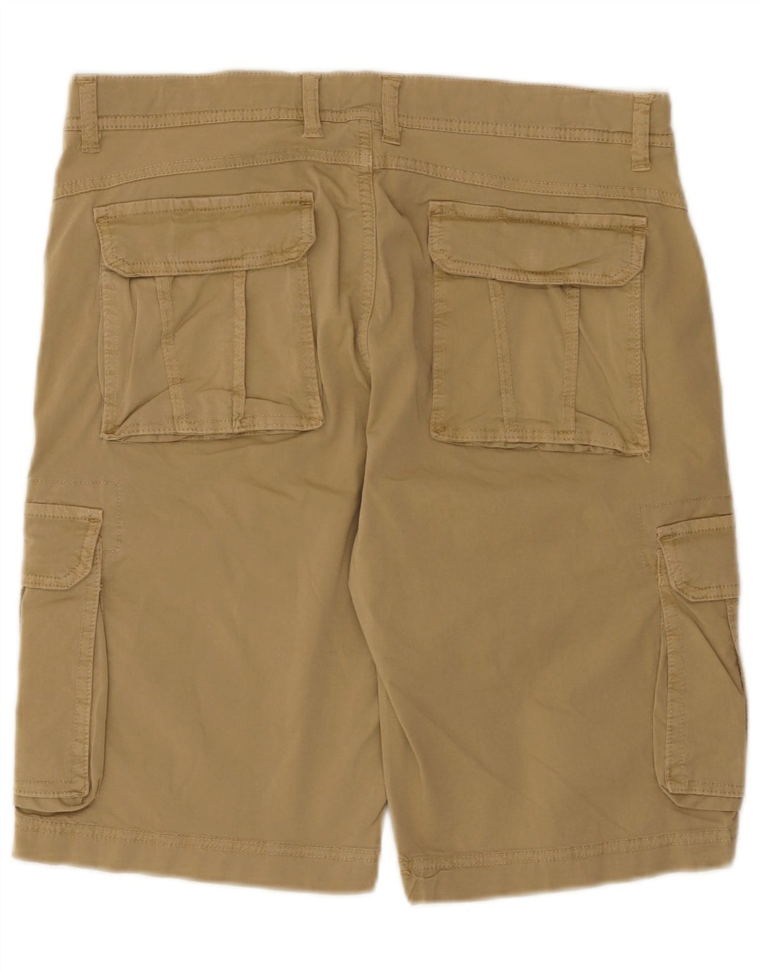 Vintage Mens Cargo Shorts IT 48 Medium W34 Beige Cotton