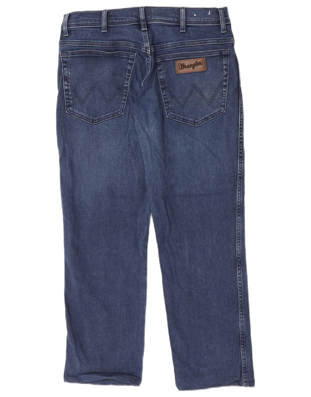 Wrangler Mens Texas Slim Jeans W32 L26 Navy Blue Cotton