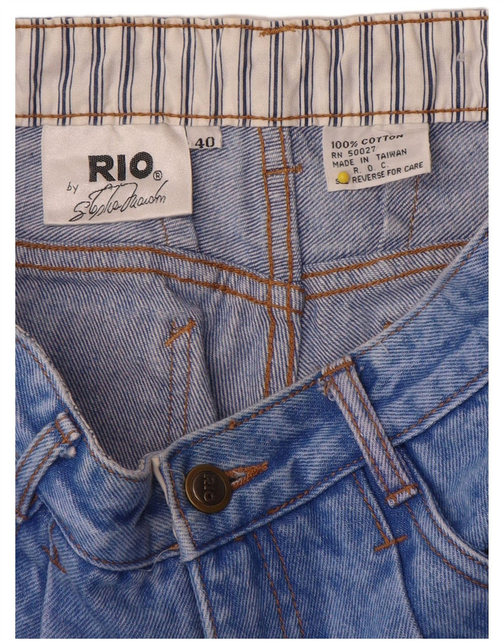 Rio Womens Tapered Jeans IT 40 Small W26 L30 Blue Cotton