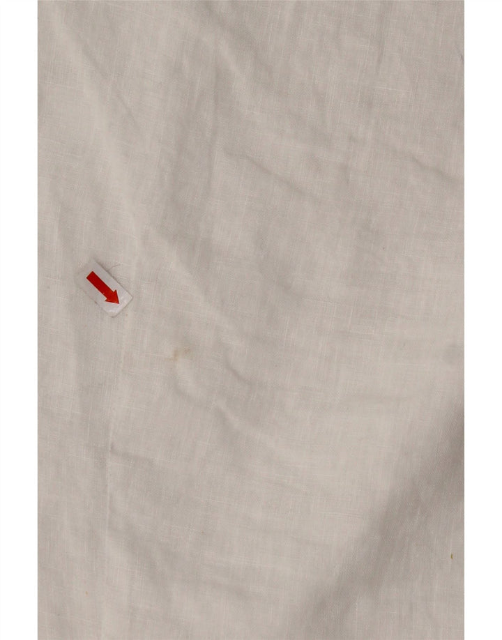 NARACAMICIE Womens Sleeveless Blouse Top UK 8 Small White