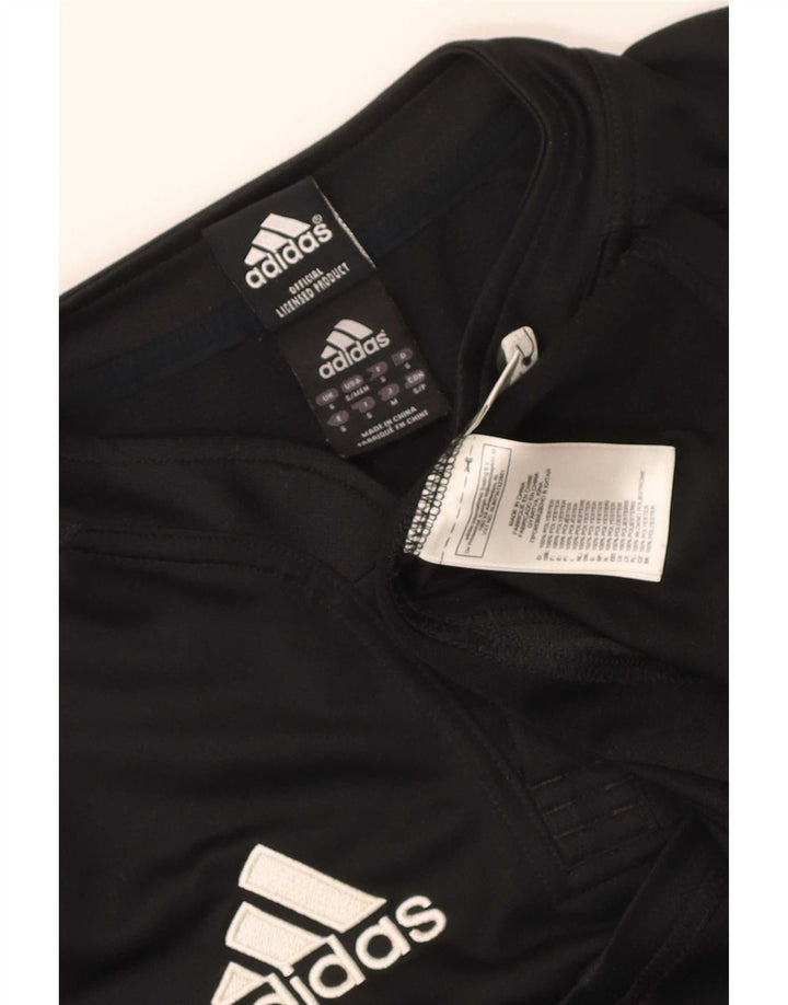 Adidas Mens All Blacks Graphic T-Shirt Top Small Black Polyester