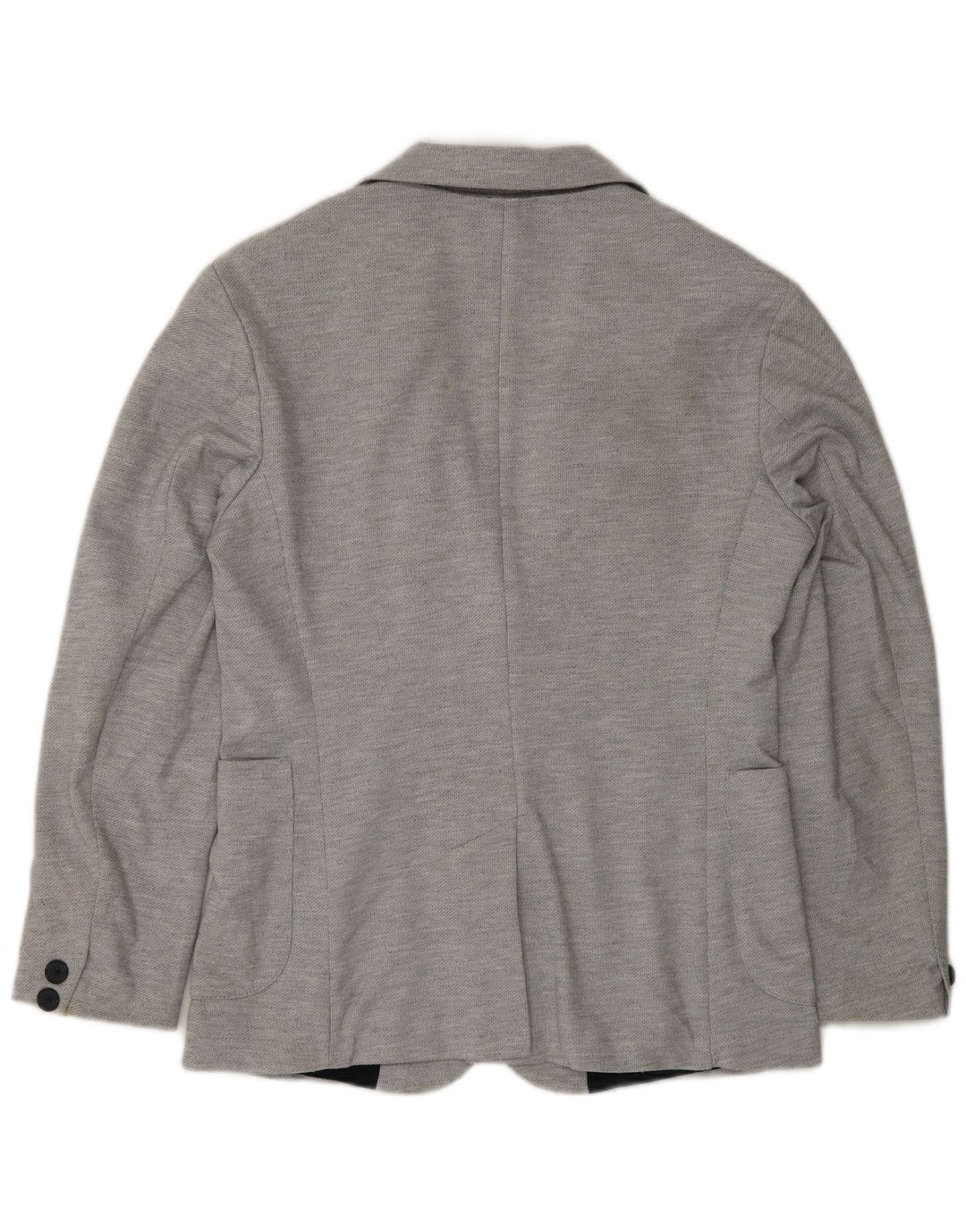 Zara Mens 2 Button Blazer Jacket UK 36 Small Grey