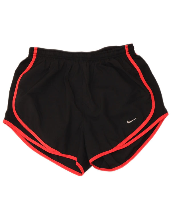 Nike Womens Dri Fit Sport Shorts UK 8 Small Black