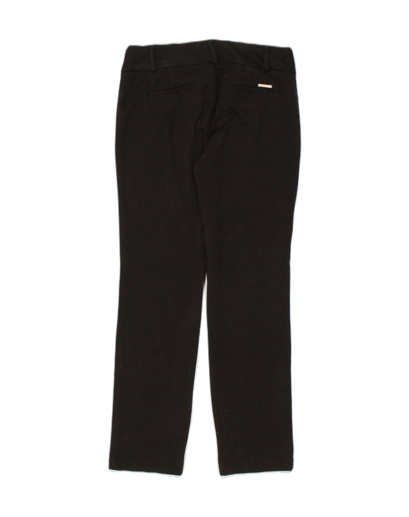 MICHAEL KORS Womens Slim Chino Trousers US 8 Medium W31 L30 Black | Vintage Michael Kors | Thrift | Second-Hand Michael Kors | Used Clothing | Messina Hembry 