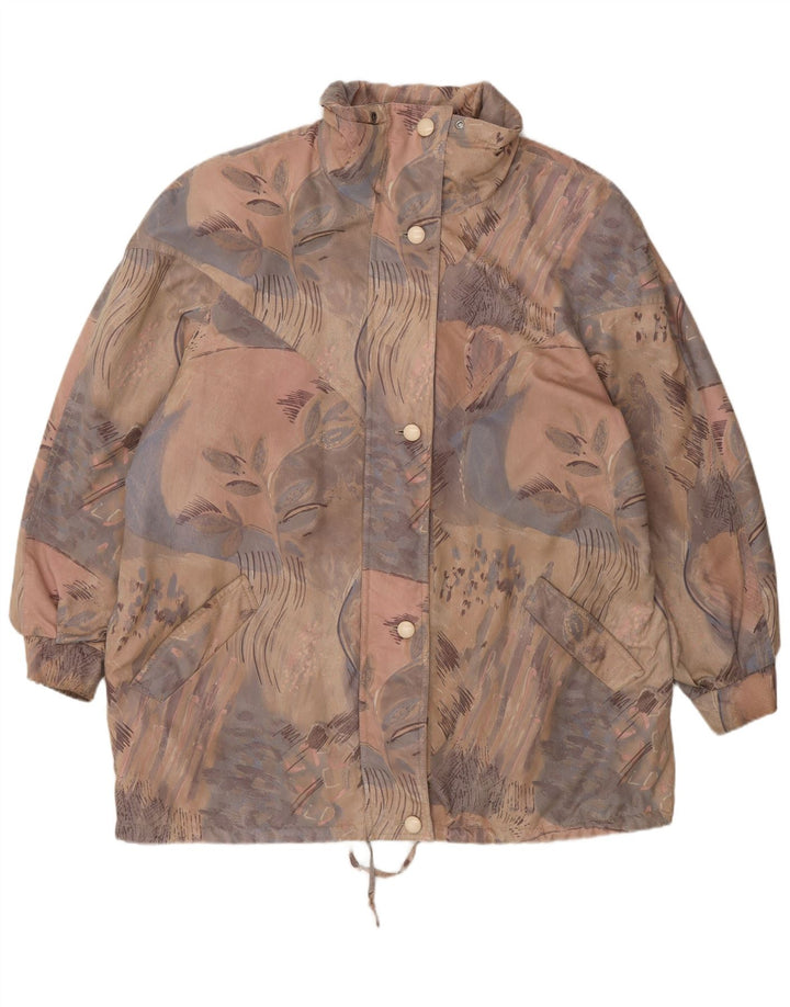 Vintage Womens Windbreaker Jacket UK 16 Large Multicoloured Floral