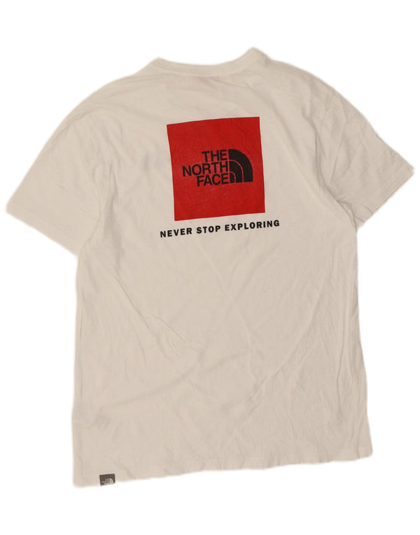 The North Face Mens Graphic T-Shirt Top Medium White Cotton