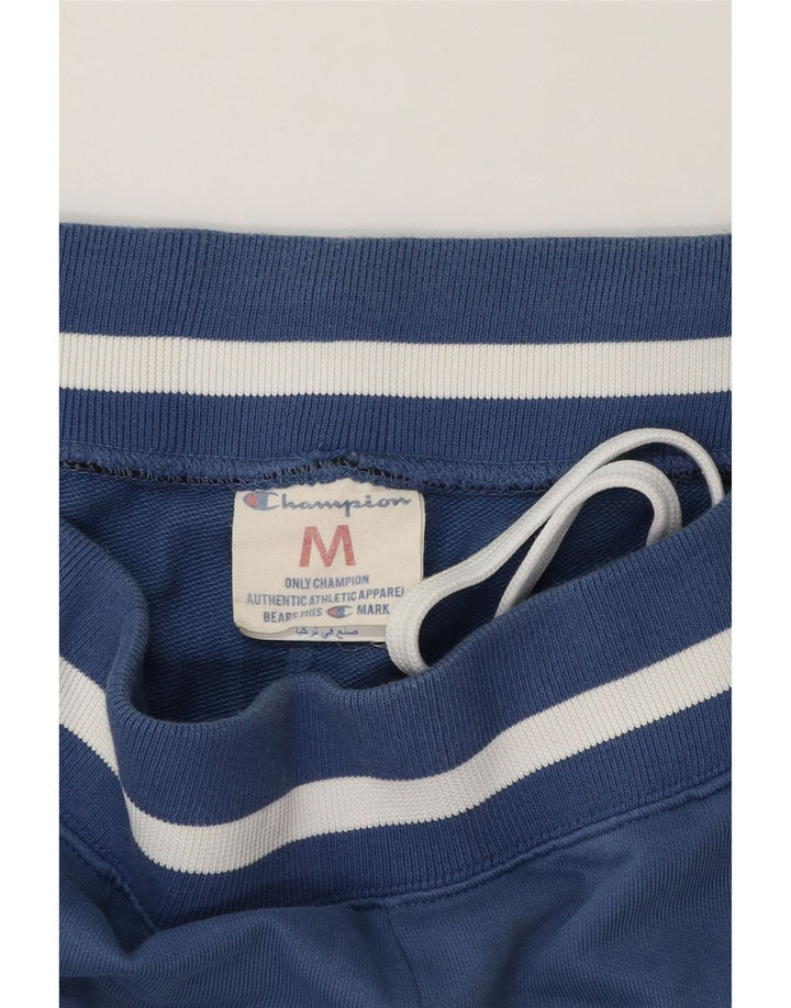 CHAMPION Mens Graphic Tracksuit Trousers Joggers Medium  Blue Colourblock Vintage Champion and Second-Hand Champion from Messina Hembry 