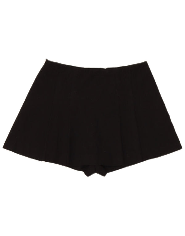 Zara Womens High Waist Casual Shorts Large W30 Black