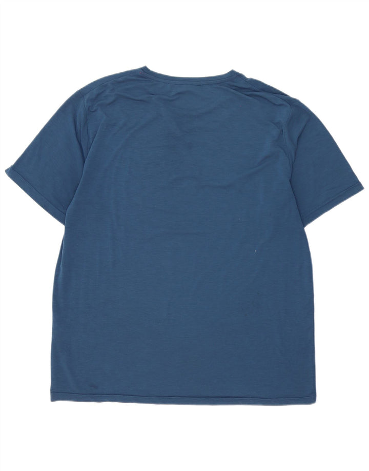 Rohan Mens T-Shirt Top Large Navy Blue Polyester