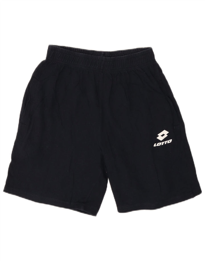 LOTTO Mens Sport Shorts Medium  Navy Blue Cotton