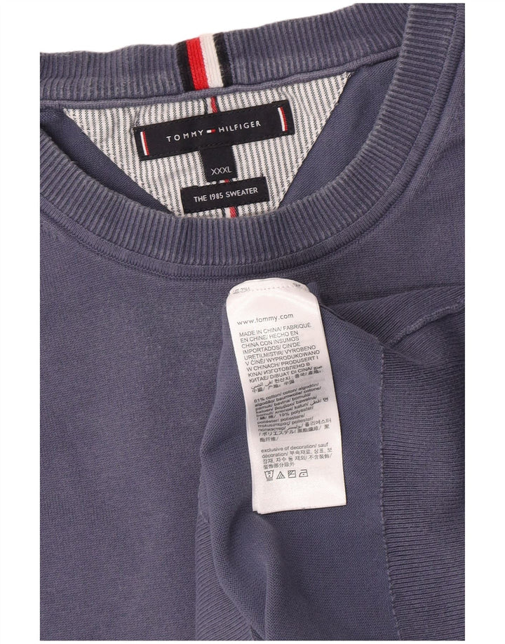 Tommy Hilfiger Mens Sweatshirt Jumper 3XL Blue Cotton