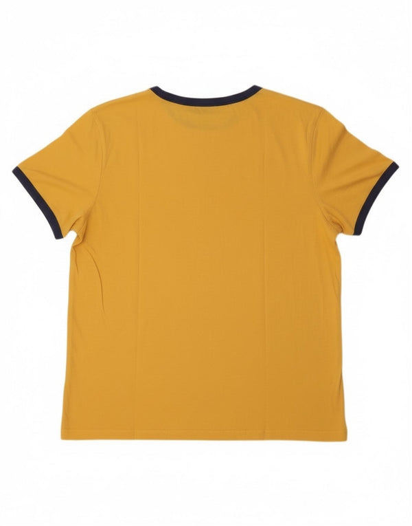 Lotto Mens Graphic T-Shirt Top XL Yellow