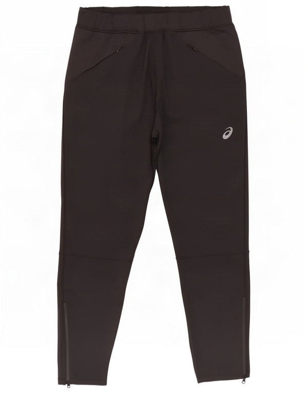 Asics Womens Tracksuit Trousers UK 14 Medium Black Polyester