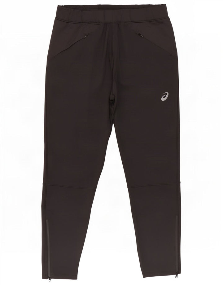 Asics Womens Tracksuit Trousers UK 14 Medium Black Polyester