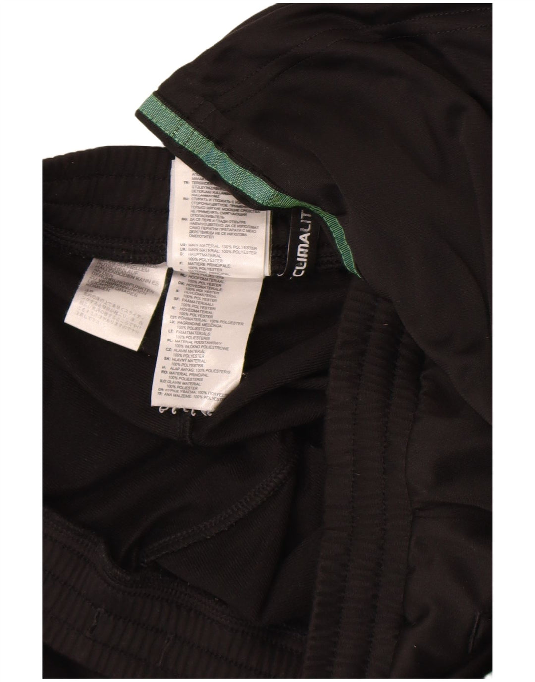 Adidas Mens Tracksuit Trousers Small W29 L30 Black Polyester
