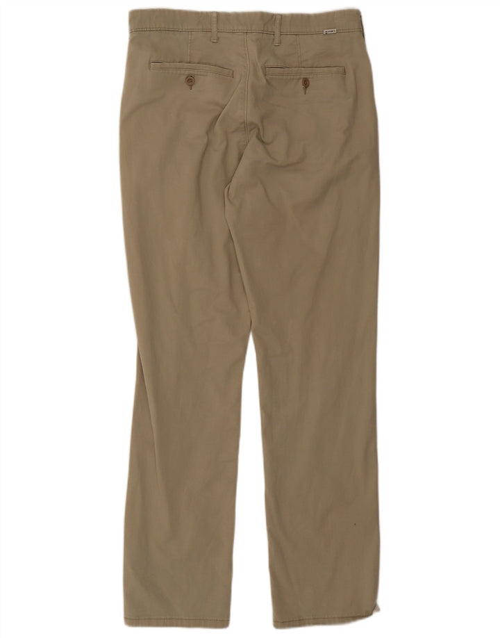LEVI'S Mens Slim Chino Trousers W32 L31 Beige Cotton