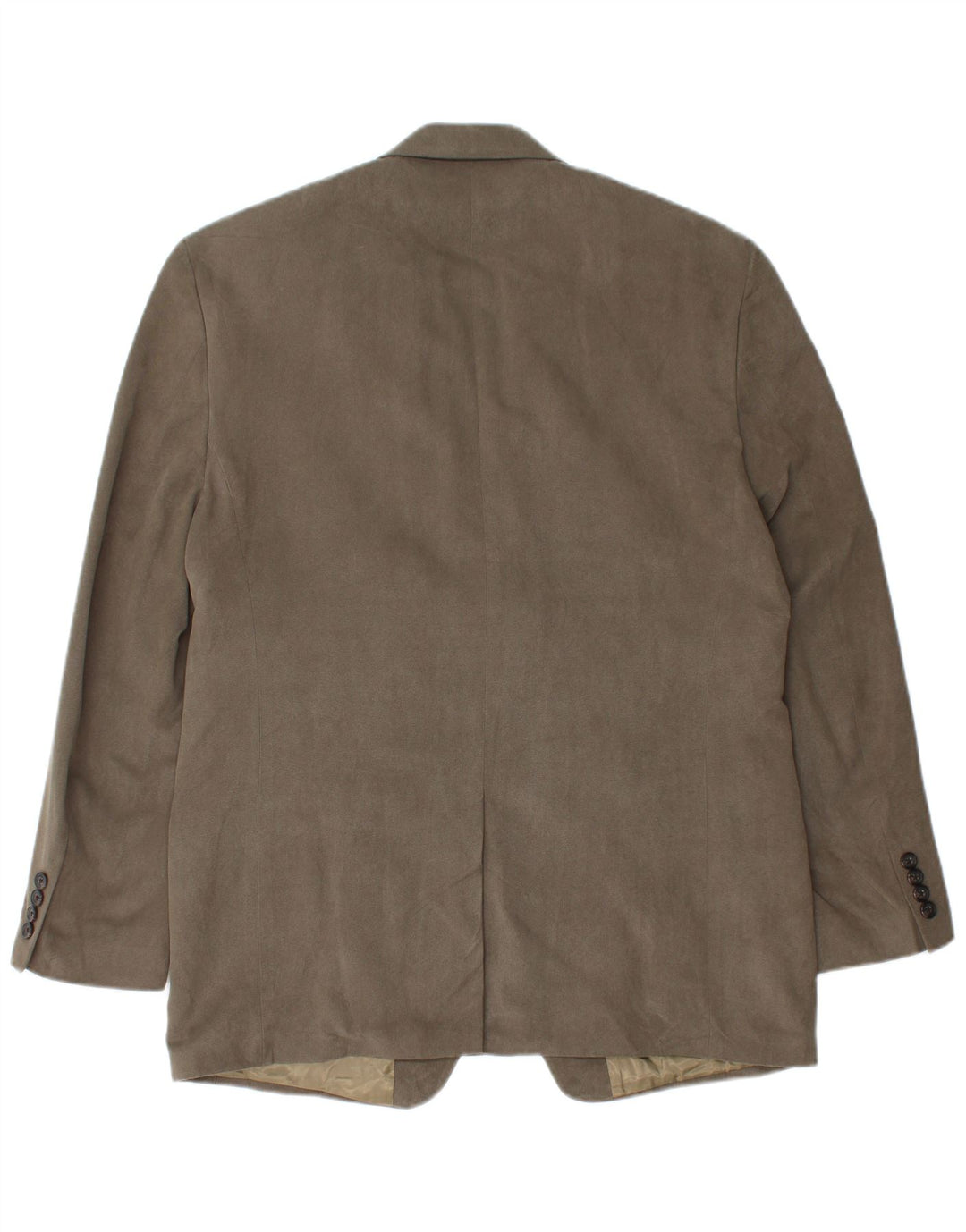 Ralph Lauren Mens 2 Button Blazer Jacket UK 42 XL Khaki Houndstooth