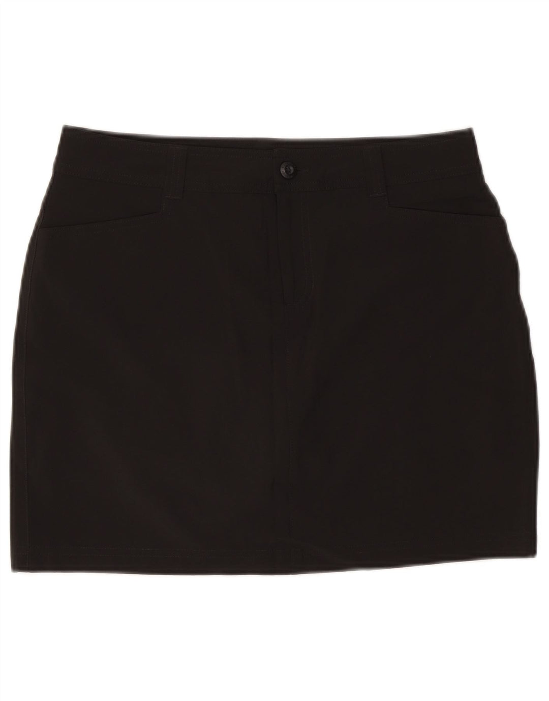 EDDIE BAUER Womens Mini Skirt US 8 Medium W30 Black Polyester