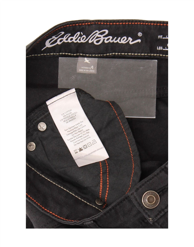 EDDIE BAUER Womens Slightly Curvy Straight Jeans US 4 Small W30 L29 Black Vintage Eddie Bauer and Second-Hand Eddie Bauer from Messina Hembry 