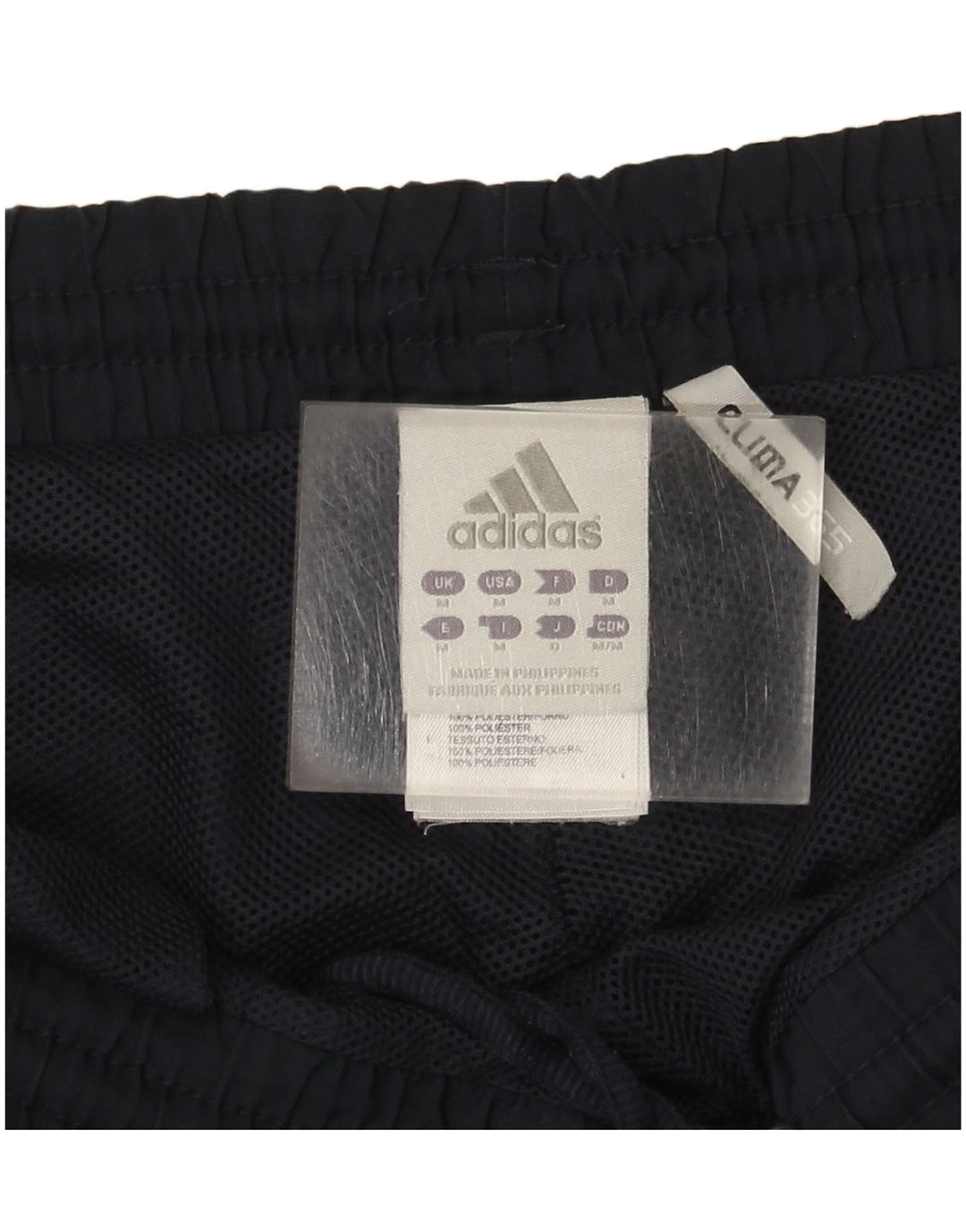 Adidas Mens Bermuda Sport Shorts Medium  Navy Blue Colourblock Polyester