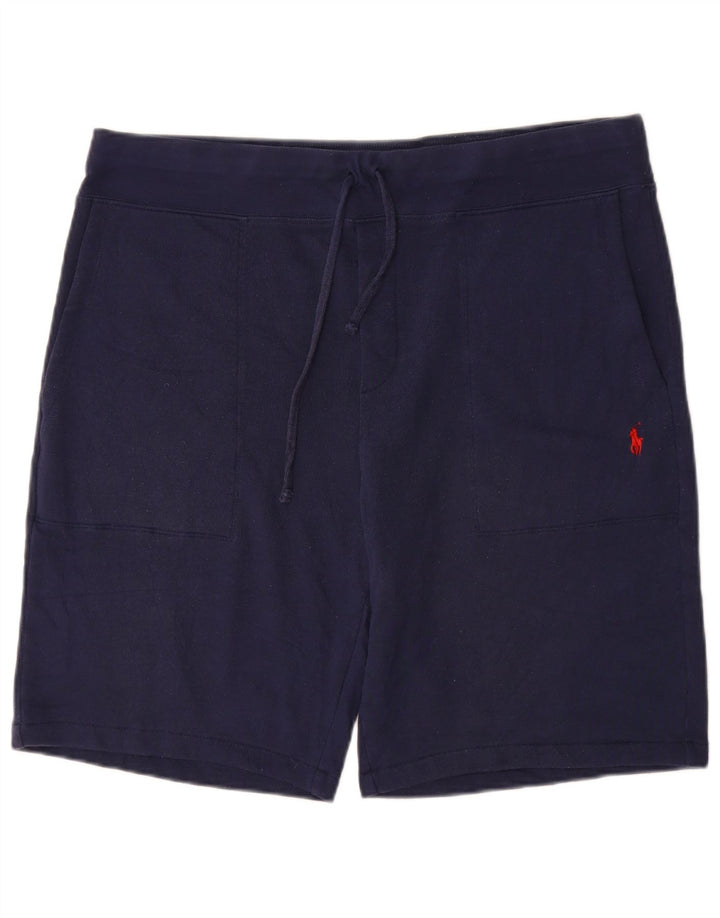 POLO RALPH LAUREN Mens Sport Shorts XL Navy Blue Cotton