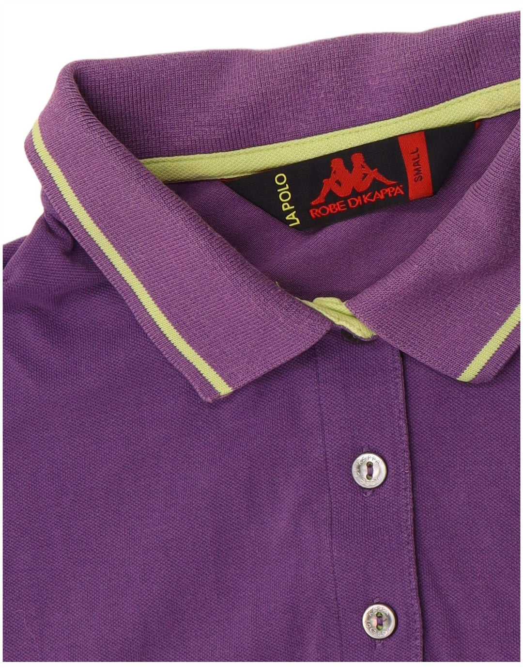 Kappa Womens Polo Shirt UK 10 Small Purple