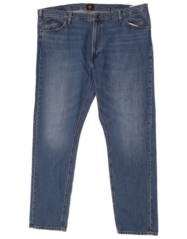 Lee Mens Daren Zip Fly Slim Jeans W44 L34 Blue Cotton