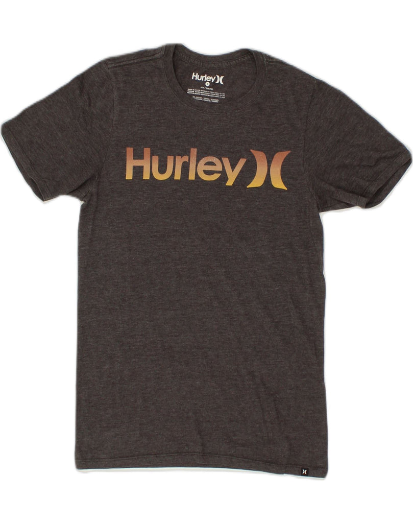 HURLEY Mens Graphic T-Shirt Top Small Grey Cotton | Vintage Hurley | Thrift | Second-Hand Hurley | Used Clothing | Messina Hembry 