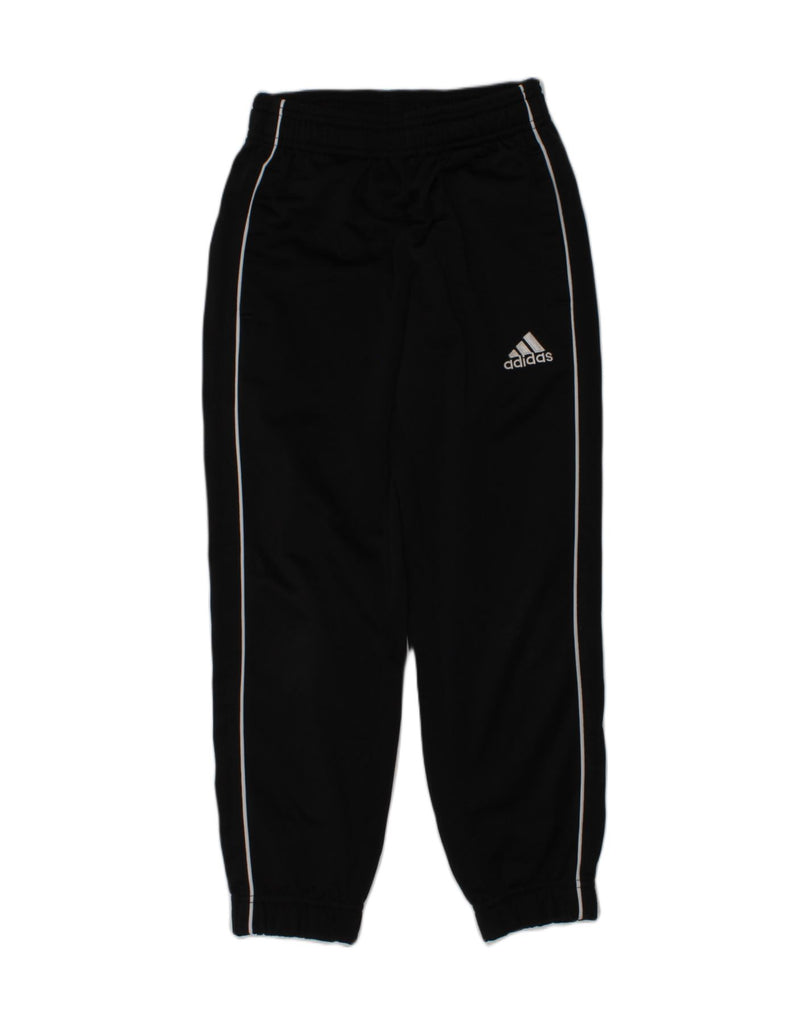 ADIDAS Boys Tracksuit Trousers Joggers 7-8 Years Black Polyester | Vintage Adidas | Thrift | Second-Hand Adidas | Used Clothing | Messina Hembry 