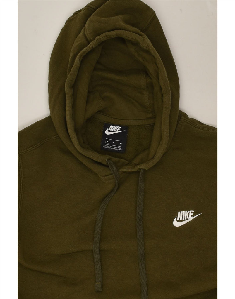 NIKE Mens Hoodie Jumper Medium Green Cotton | Vintage Nike | Thrift | Second-Hand Nike | Used Clothing | Messina Hembry 