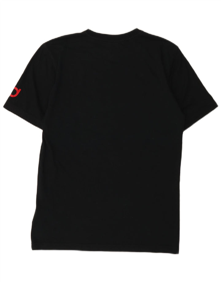 Nike Mens Dri Fit Graphic T-Shirt Top Small Black Cotton