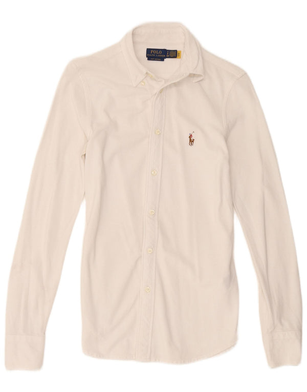 Polo Ralph Lauren Mens Shirt Small White Cotton