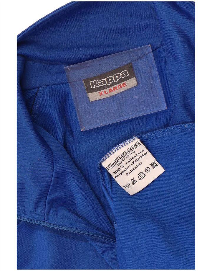 KAPPA Mens Tracksuit Top Jacket XL Blue Colourblock Polyester