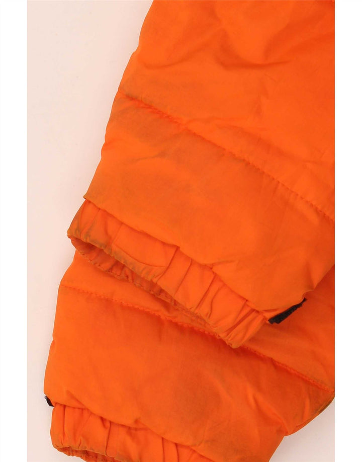 North Sails Boys Graphic Padded Jacket 13-14 Years Orange Colourblock