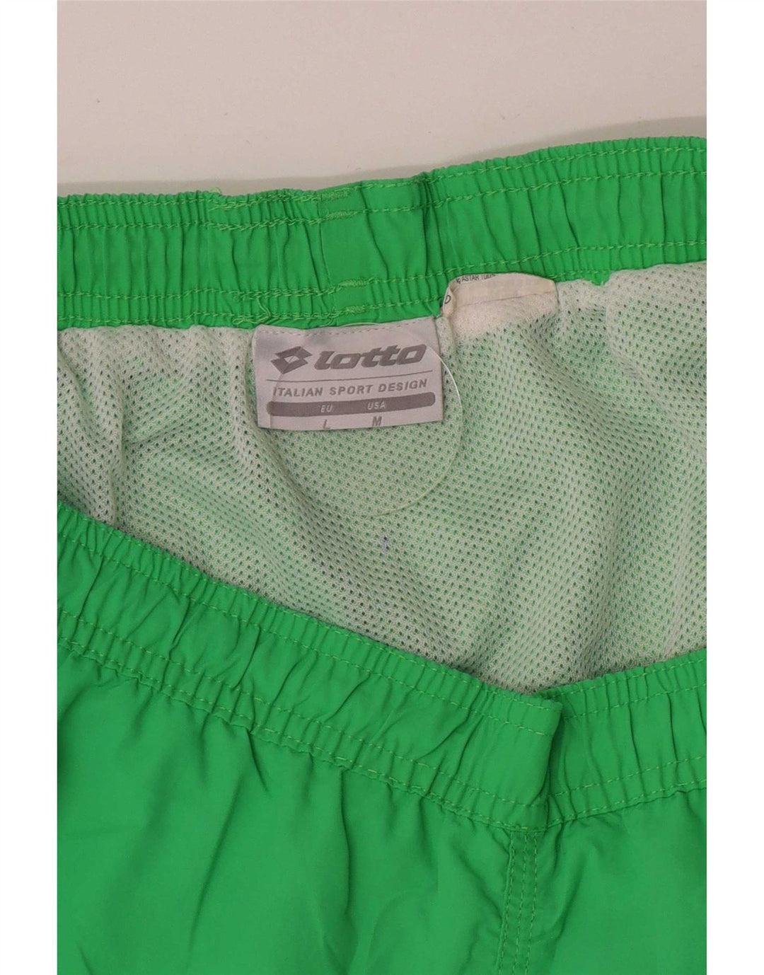 Lotto Mens Swimming Shorts Large  Green Colourblock