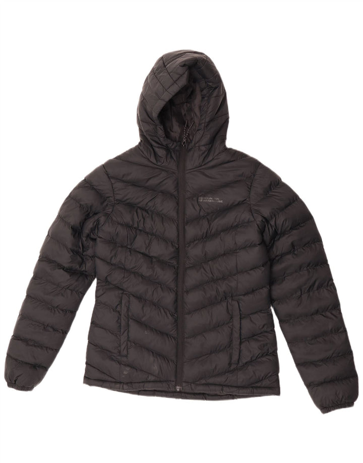 Mountain Warehouse Womens Hooded Padded Jacket UK 6 XS Black Polyester