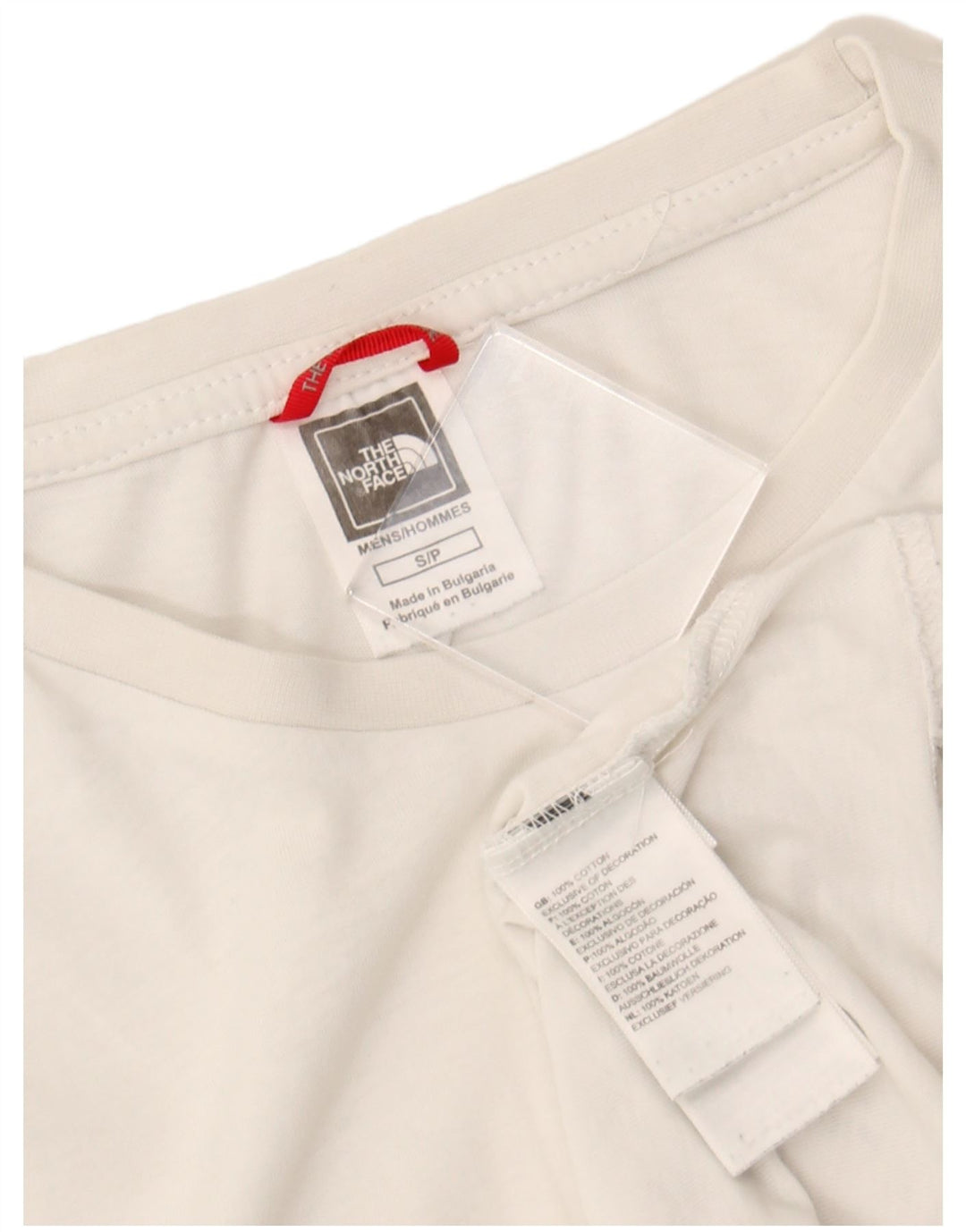 THE NORTH FACE Mens T-Shirt Top Small White Cotton