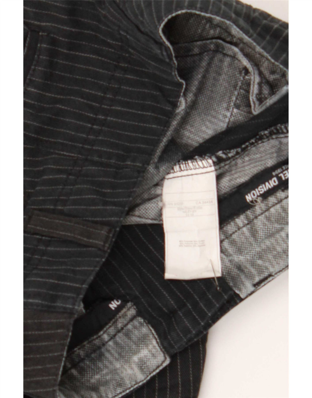DC Boys Cargo Shorts 9-10 Years W24 Black Pinstripe Polyester