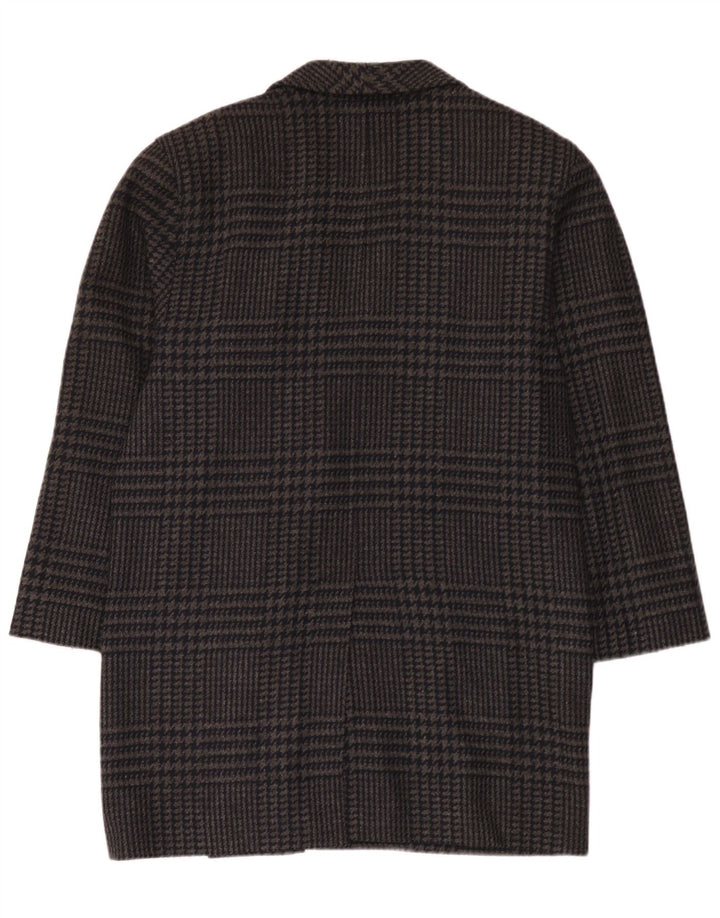Escada Womens by Margaretha Ley Double Breasted Coat EU 40 Medium Grey