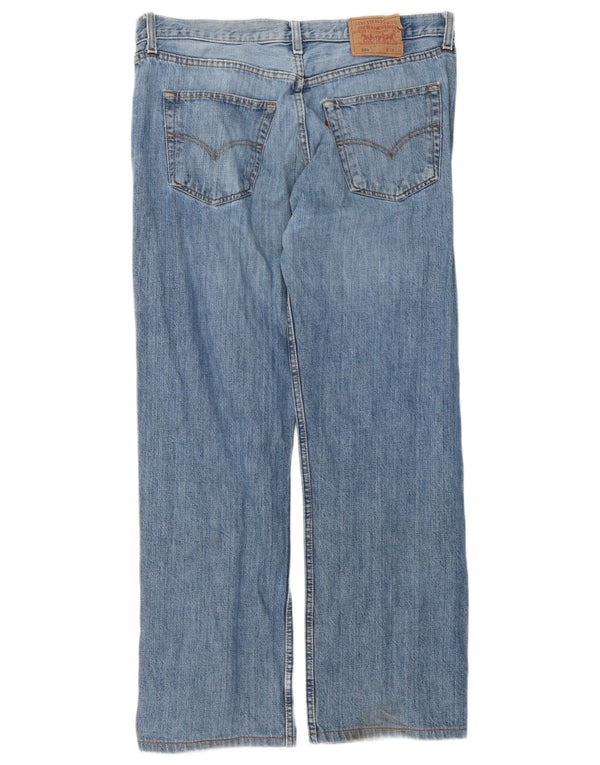 Levi's Mens 501 Straight Jeans W38 L30 Blue Cotton
