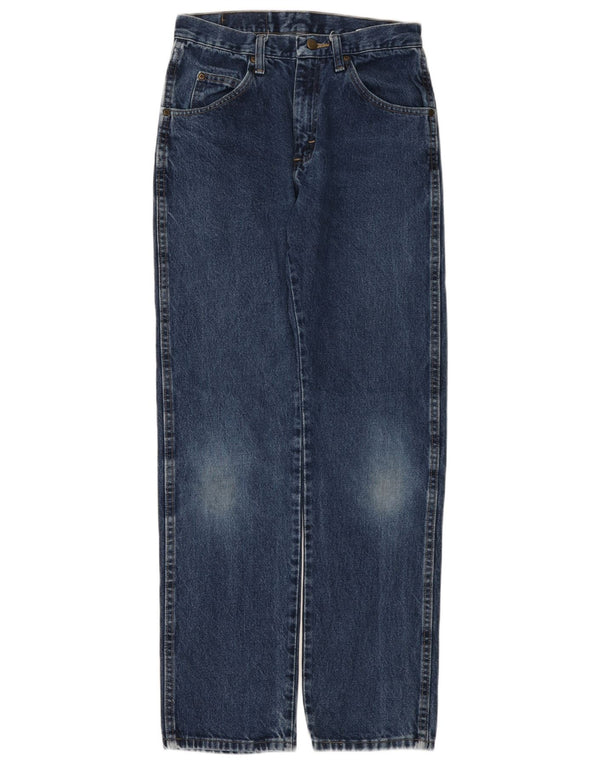 Wrangler Mens Regular Fit Straight Jeans W29 L32 Blue Cotton
