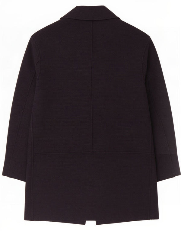 Zara Womens Overcoat UK 14 Medium Navy Blue
