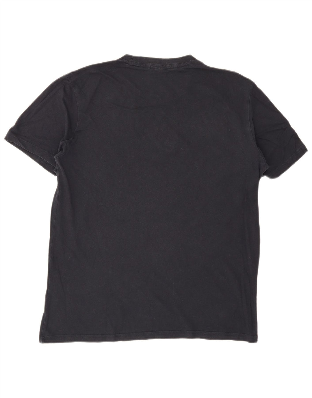 CHAMPION Mens T-Shirt Top Large Navy Blue Cotton