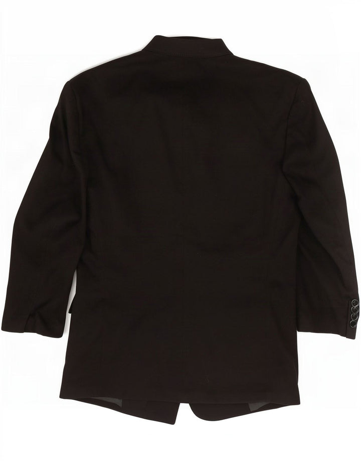 Ing Loro Piona & Co. Mens Double Breasted Blazer Jacket IT 54 2XL Black