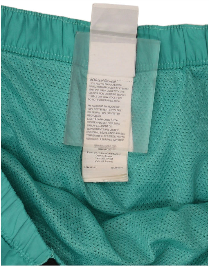Nike Womens Swimming Shorts UK 14 Medium  Green Polyester