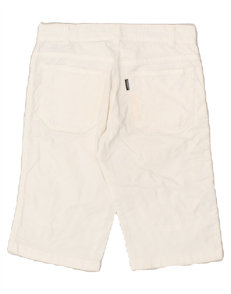 JECKERSON Boys Bermuda Shorts 9-10 Years W24 White Cotton | Vintage Jeckerson | Thrift | Second-Hand Jeckerson | Used Clothing | Messina Hembry 